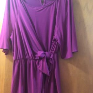 Lane Bryant tie blouse